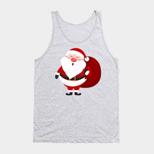 Cartoon Santa- Ho Ho Ho Tank Top